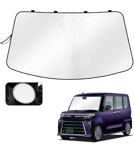 Amazon.co.jp: タント L375S/L385S サンシェード 車 フロント 軽自動車